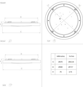 Eglo 900409 -LED RGBW Stmievateľné stropné svietidlo MONTEMORELOS-Z LED/34,5W/230V