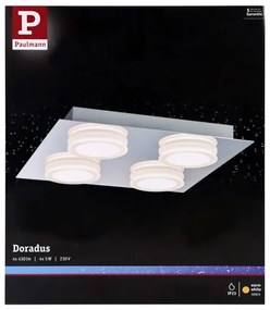 Paulmann 70875 - 4xLED/5W IP23 Kúpeľňové stropné svietidlo DORADUS 230V