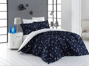 Brotex Obliečky Satén Liberta blue 140x220/70x90 cm