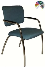 Konferenčná rokovacia stolička OLYMP čalúnenie KOŽENKA Arizona