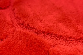 Kúpeľňový koberček Ocean červený kruh