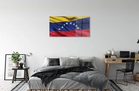 Sklenený obraz vlajka Venezuely 100x50 cm