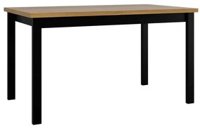 Rozkladací stôl Diesel 80 x 140/180 II, Morenie: dub grandson - L, Farby nožičiek: čierna
