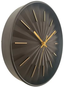 Globo B992533 - Nástenné hodiny, priemer 30,5 cm, 1×AA, čierne