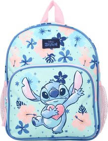 Detský batoh s predným vreckom Lilo a Stitch - motív Stitch so srdiečkom - Disney - 6L