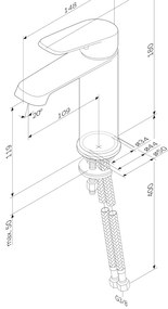 Umývadlová batéria AM.PM Func F8F02100 jednopáková, chróm