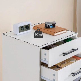 Pojízdný kancelářský kontejner Vasagle Dovi bílý