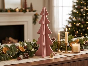 Vianočná dekorácia stromček TERRA ROSE 27,5 cm, ružový