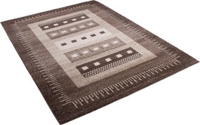 TA Koberec K189A TMAVOBÉŽOVÉ SÁRÍ 3UX Rozmer: 60x100 cm