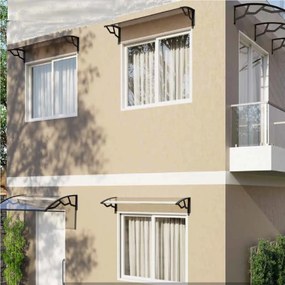 ARTPLAST Vchodová strieška 100x120cm, transparentná