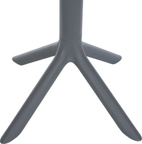 Okrúhly stôl Lacota 60 cm - antracitová