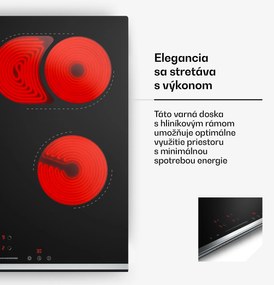 Klarstein Verosteel sklokeramická varná doska | 4 zóny | Minimalistická, Výkonná | 6600 W | 60 cm