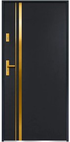 Dvere vchodové Aion S68 90P antracit