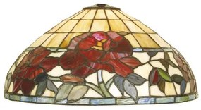 Vitráž tienidlo na lampu z kolekcie ROSE Ø36