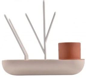 Beaba - Odkvapkávač na fľaše béžová/oranžová