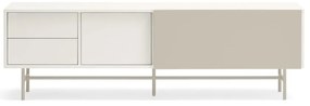 Béžovo-krémový TV stolík 180x56 cm Nube – Teulat