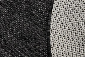 Koberec SIZAL SION A5165A čierny kruh