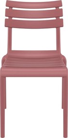 HELEN záhradná stolička bez podrúčok marsala