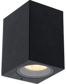 Lucide 69800/01/30 - Vonkajšie nástenné svietidlo ZARO 1xGU10/35W/230V IP44 čierna LC3781