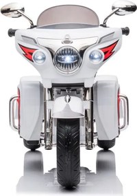 LEAN CARS Nabíjateľná trojkolesová motorka Goldwing White