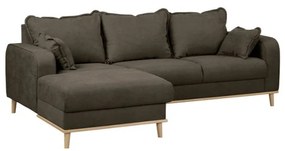 Hnedá rohová pohovka (ľavý roh) Beata - Ropez