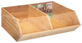 Drevený kuchynský organizér Bam Duo, 35x30,5x12,5 cm