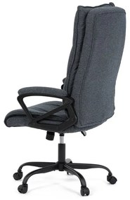 Autronic BONTEC Kancelárske kreslo, hojdací mechanizmus, čierna látka, KA-Y348 BK2 Farba: Šedá