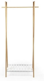 Stojan na šaty Compactor Bamboo Stender, prírodné drevo