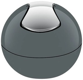 Tmavosivý plastový odpadkový kôš 1 l Bowl – Spirella