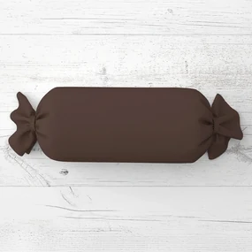 Biante Vankúš valec bonbon Rongo RG-051 Hnedý 15x100 cm
