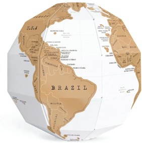 Stieracia mapa 3D glóbus puzzle