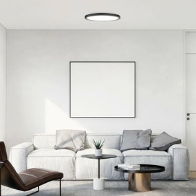 Rabalux 71096 stropné Slim LED svietidlo Gonzalo 24 W, čierna
