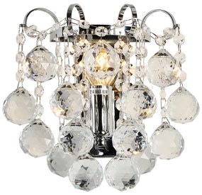Brilagi - Nástenné svietidlo CRYSTAL 1xE14/60W/230V lesklý chróm BG1072