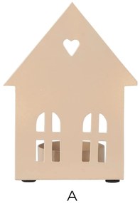 Ib Laursen Kovový svietnik na čajovú sviečku House Fasade A