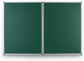 Roztváracia zelená keramická tabuľa pre popis kriedou, magnetická, 3600 x 1200 mm