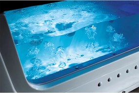 Terra Hydromasážna vírivá vaňa NEVADA 912 BL 170x90 ČIERNA s ohrevom vody