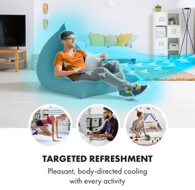 Klarstein Whirlwind, 3 v 1 ochladzovač vzduchu, ventilátor, zvlhčovač vzduchu, 110 W, 5,5 l, biely