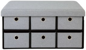 Livarno home Lavica s úložným priestorom (bledosivá)  (100342326)