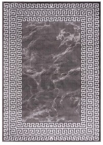 Dekorstudio Moderný koberec CHIC 502 - antracitový Rozmer koberca: 80x300cm