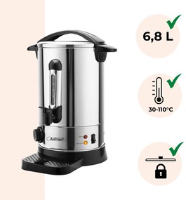 Jurhan Varič na víno/čaj COZY - 6,8l, strieborná