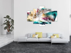 Obraz - Akvarelové more (150x105 cm)