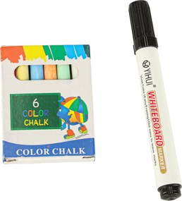 Obojstranná magnetická tabuľa KIK s dreveným rámom, 90 cm