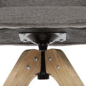 Jedálenská stolička DCH-C2148 GREY2 s vodoodolnýmpoťahom