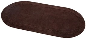 Kúpelňový koberček Keno Elips hnedý B09