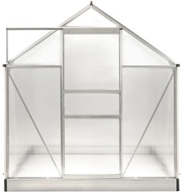 Záhradný skleník Glasshouse 250x190x195 cm - priehľadná