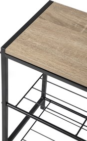 Noela Kovový botník s odkladacou plochou BINA SIMPLE 63