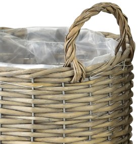 Sada 3 ks kulatých košíků GUSTAV III M-XL béžová