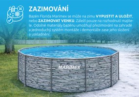 Marimex | Bazén Marimex Florida 3,66x0,99 m bez príslušenstva - motív KAMEŇ | 10340319