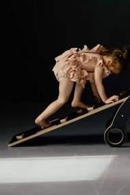 Šmykľavka - lezecká stena čierna veľká