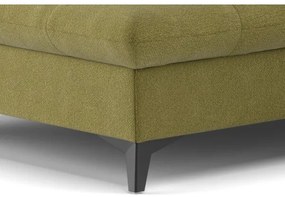 Rozkladacia rohová sedacia súprava L MARANO ľavá olivová